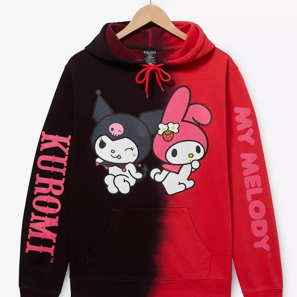 Sanrio Kuromi & My Melody Split Dye Hoodie - BoxLunch Exclusive
